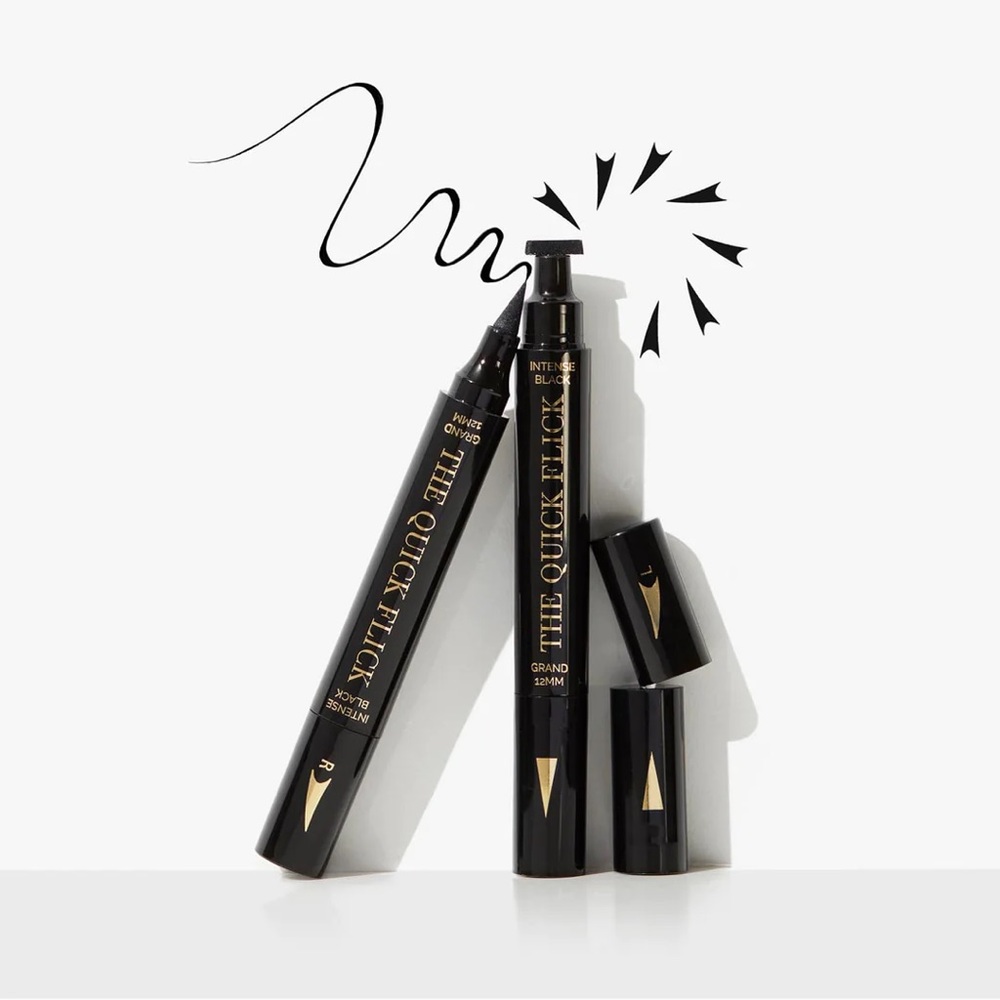 The Quick Flick Winged Eyeliner Stamp  - Modest (10mm) Intense Black